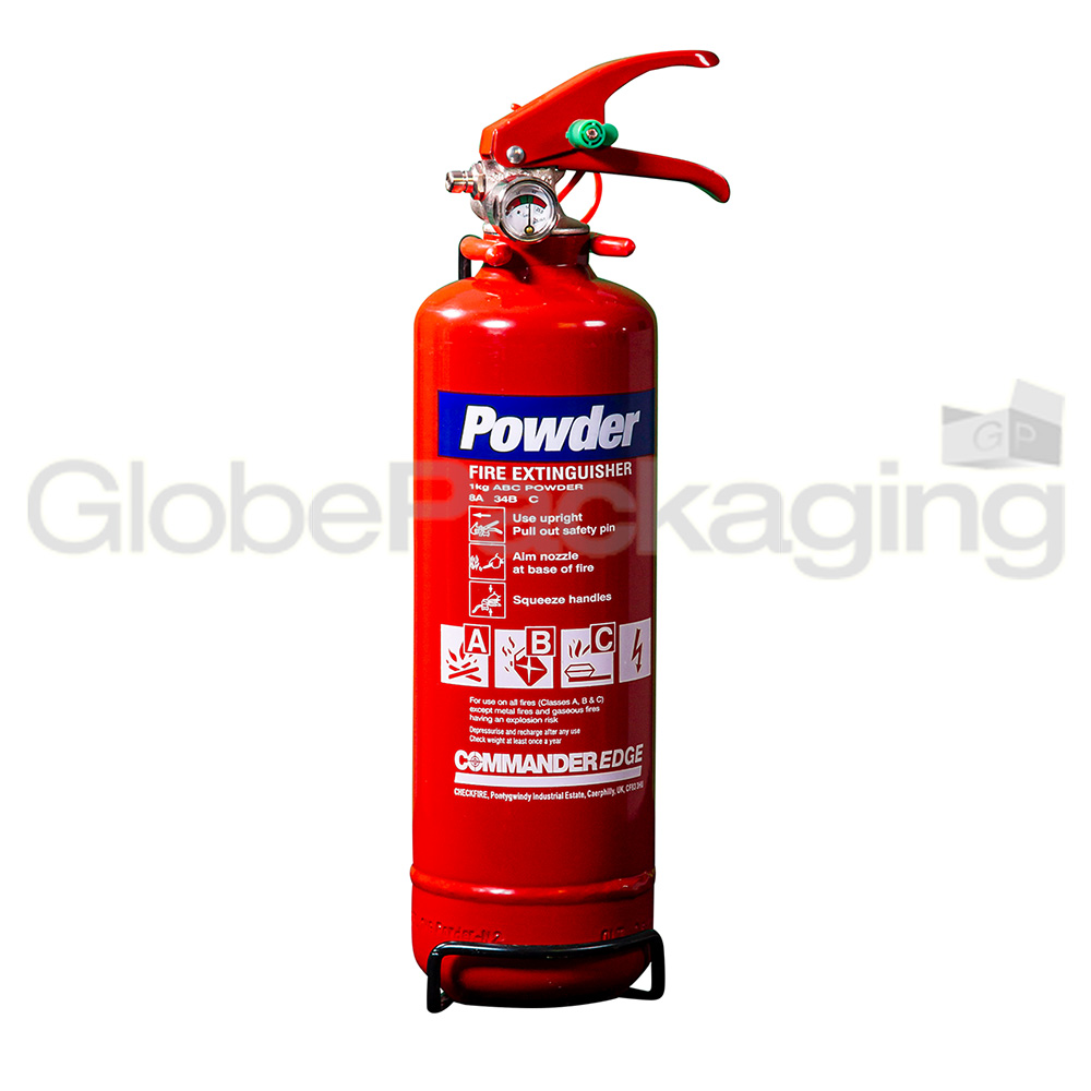 3 x 1KG POWDER ABC FIRE EXTINGUISHERS HOME OFFICE CAR